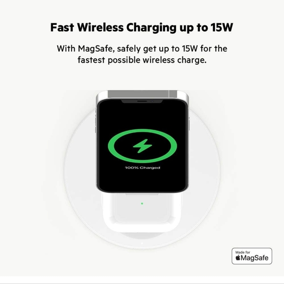 Belkin MagSafe 2-in-1 Wireless Charger - Picture 3 of 5